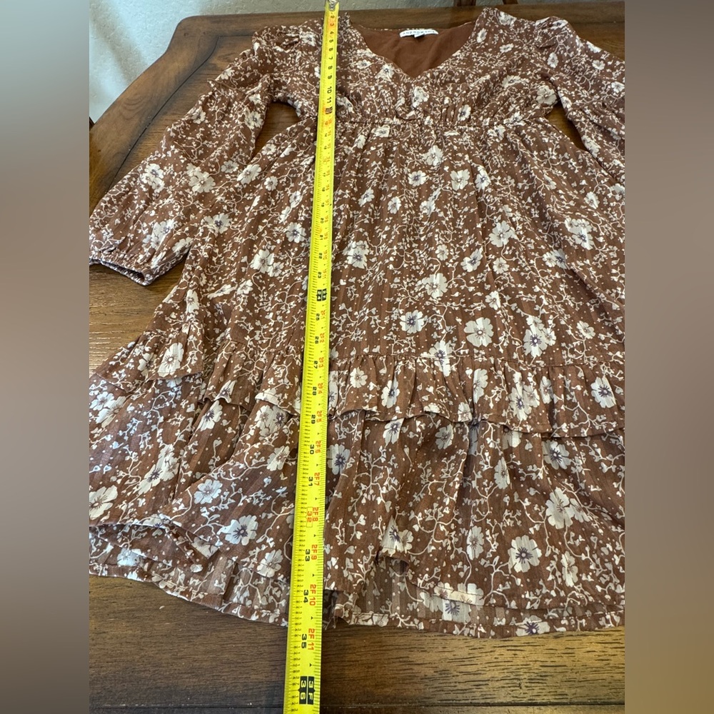 Adorable Ruffled Boho Dress - Small - Picture 6 of 11